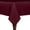 Ruby Red, variant on Ultimate Textile Polyester Linen 45-Inch Square Tablecloth - 1 Pack - Ruby Red
