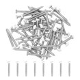thumbnail image 1 of Uxcell 60 Pcs M5 x 50mm Vis Auto-Tappantes Blanches pour Métal, Argent, 1 of 6