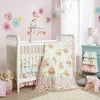 Lambs & Ivy Sweet Spring 4-Piece Crib Bedding Set - Pink, White, Green, Garden