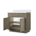 thumbnail image 4 of Abbey 36 in W x 22 in D Grey Oak Single Bath Vanity and Cultured Marble Top, 4 of 6