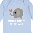 thumbnail image 4 of Inktastic Mimi and Pappy Love Me Boys or Girls Long Sleeve Baby Bodysuit, 4 of 5