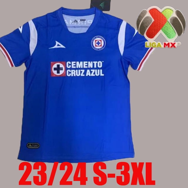 Top Tailandia 2023 2024 Camiseta De Fútbol Cruz Azul jersey Casa Hombre Talla s-3xl Gao Jiahui unisex