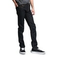 thumbnail image 6 of Victorious Men's Skinny Fit Unwashed Raw Denim Jeans DL938 - Black/Timber - 34/30, 6 of 6