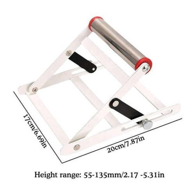 Soporte de rodillos ajustable, bases móviles para fijación de máquina de corte, metal de primera calidad con características de seguridad y corte eficientes