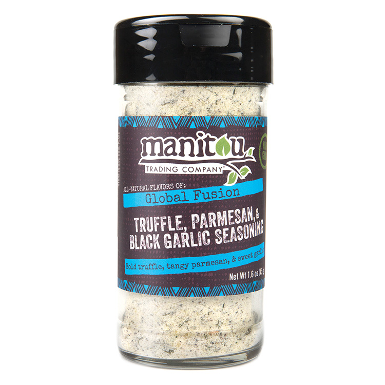 Truffle, Parmesan & Black Garlic Seasoning, 6 / 1.6 Oz Glass Jar Case