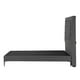 thumbnail image 4 of Box Base Cama Slim Queen Size+Cabecera Mary Gris Oscuro, 4 of 8