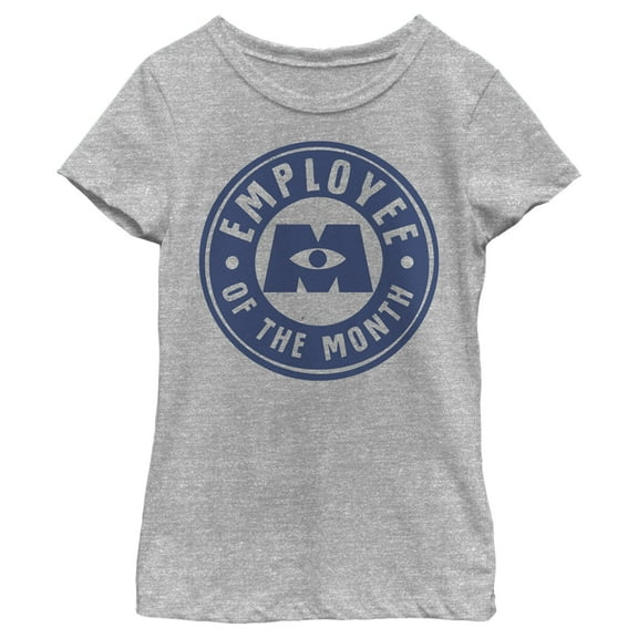 Girl's Monsters at Work Employee of the Month  Graphic Tee Athletic Heather X Small