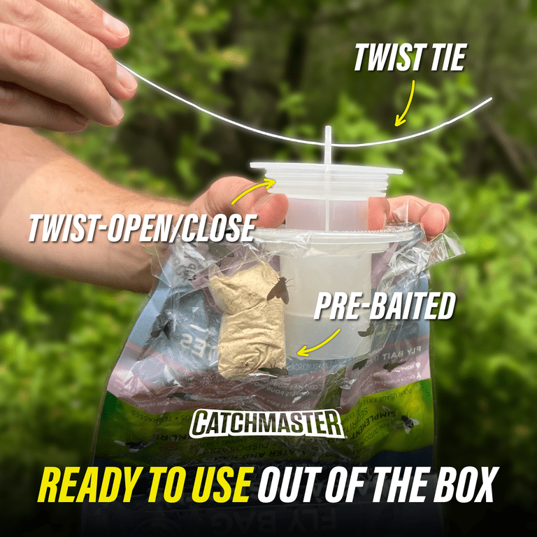 Catchmaster XL Disposable Fly Bag Trap, 2-Pack photo 7