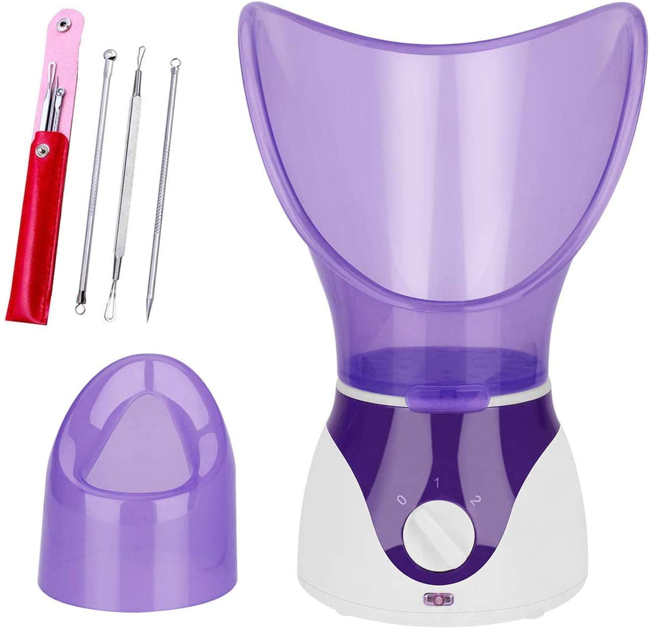 Facial Steamer,Personal Steam Inhaler Sauna Nano Ionic Facial Steamer