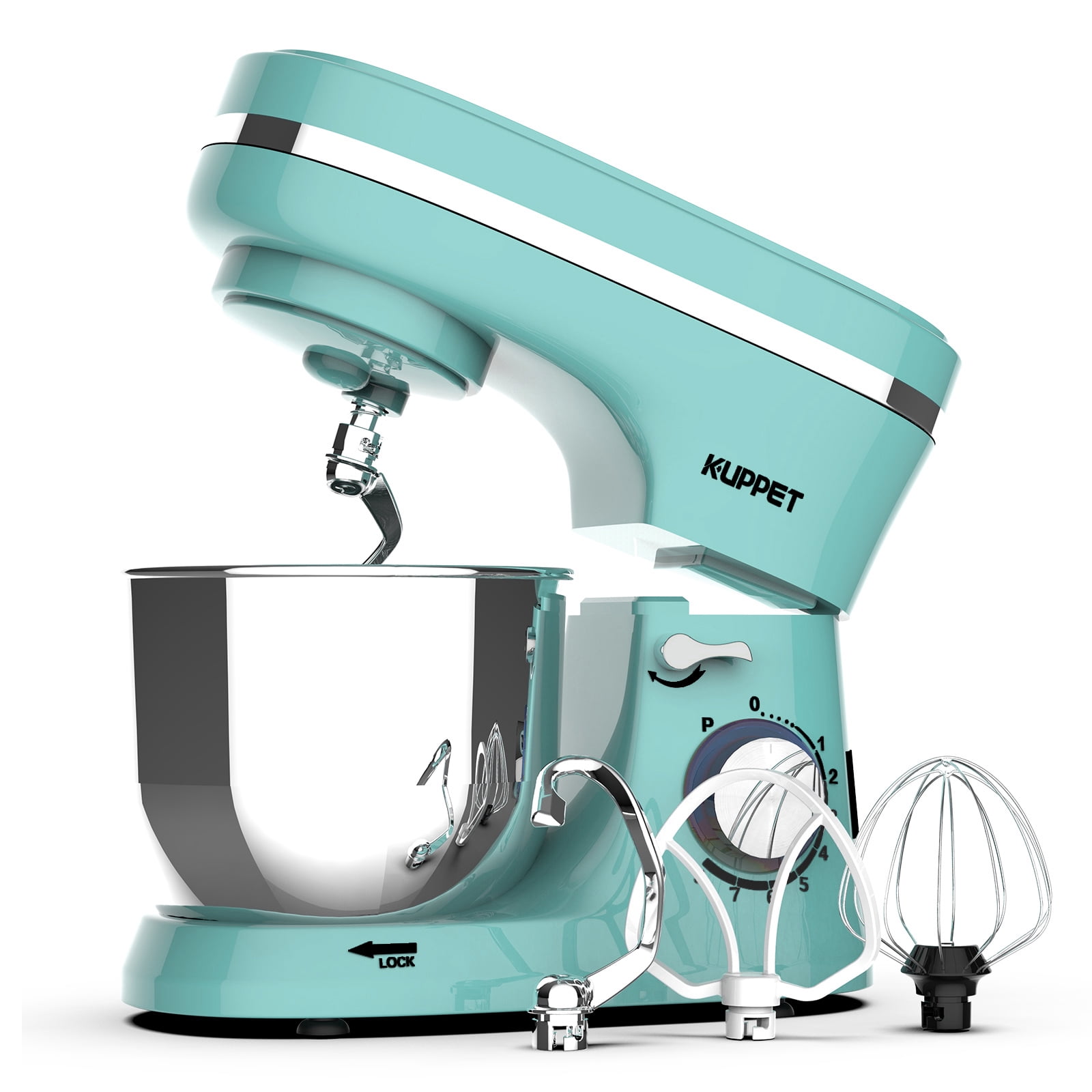 KUPPET Stand Mixer, 8Speed TiltHead Electric Food Stand Mixer with