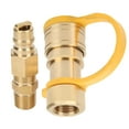 thumbnail image 4 of Gas Tank Adapter, Safe Strong Tightness Propane Quick Connector Standard Thread  for Camping Car for Travel Trailer, 4 of 7