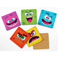 thumbnail image 2 of Inkdotpot Set of 6 Drink Coasters DecorativeNon,SlipCork Base4-inch Square PrintedCoastersEasy Clean- Funny, 2 of 8