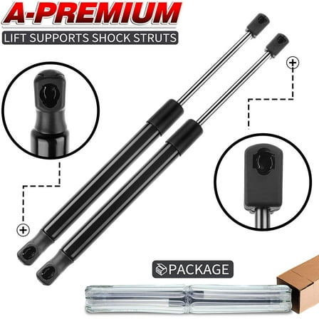 A-Premium Front Hood Lift Supports Shock Struts Compatible with Pontiac Aztek 2001-2005 on Dropgate 2-PC Set