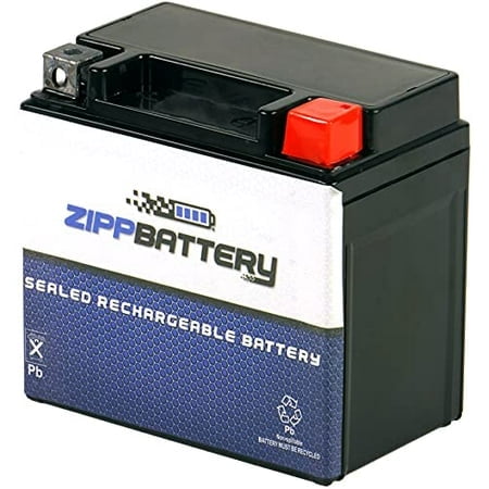 Chrome Battery Rechargeable YTZ7S Power Sports Battery - Replacement Motorcycle Battery, 180 CCA, High Performance, Zipp Battery
