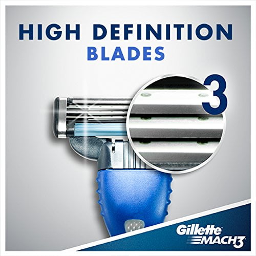 Gillette MACH3 Smooth Shave Disposable Razors 3 ea (Pack of 4)