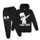 thumbnail image 2 of Conjunto de sudadera y pantalones con capucha para niños y niñas de 3 a 13 años, 2 piezas, moda de DJ Marshmellow, primavera 2024, 2 of 5