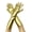 Gold, variant on Metallic Long Gloves Men's & Women's 40cm Cocktail Party Gloves for Halloween 1920s Costume Role Play Accessory Gold One Size