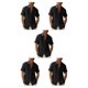 thumbnail image 1 of Camisa de poliéster Qarigey de manga corta transpirable para hombre color sólido, 1 of 6