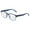 Blue, variant on Bklyn, Flatbush, Adult, Mens, Plastic, Plano Blue light Readers, Navy, 1 Pair