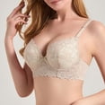 thumbnail image 3 of Aofany Push Up Bras for Women Full Coverage Plunge Underwire T-Shirt Bra Padded Push Up Bra for Everyday Comfort, 32B-44C, 3 of 9