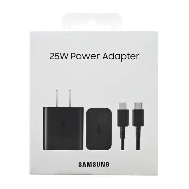 Samsung Adaptador De Corriente 25W EP-T2510 Con Cable USB-C Negro