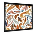 thumbnail image 2 of Designart 'Baroque Inspired Stylized Doodles Shapes' Bohemian & Eclectic Framed Art Print, 2 of 4