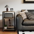 thumbnail image 5 of edx 3-Tier End Table, Nightstand, Storage Shelf for Living Room, Bedroom, Grey,11.81"W x 13.39"D x 22.8"H, 5 of 9