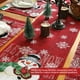 thumbnail image 3 of Alfombrilla lavable con mezcla de lino y algodón de muñeco de nieve Eccomum 1 mantel individual, 3 of 7