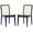 Black/Natural, variant on SAFAVIEH Benicio Rattan Dining Chair, Black/Natural, Set of 2 (18.9 in. W x 22.3 in. D x 33.9 in. H)