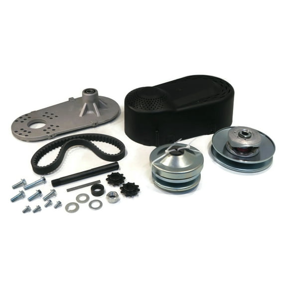 The ROP Shop Torque Converter Clutch Kit 3/4" with 10 Tooth Sprockets #420 / #40 / #41 Chain