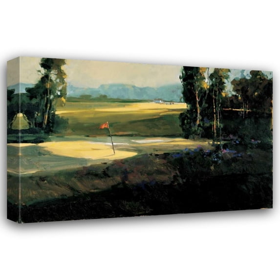 Ted Goerschner 18x13 Gallery Wrapped Canvas Wall Art Titled - The 1st Tee