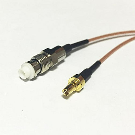CRC9 male plug straight to FME female bulkhead RF jumper cable RG178 15cm 6" NEW Good Quality Fast USA Shipping