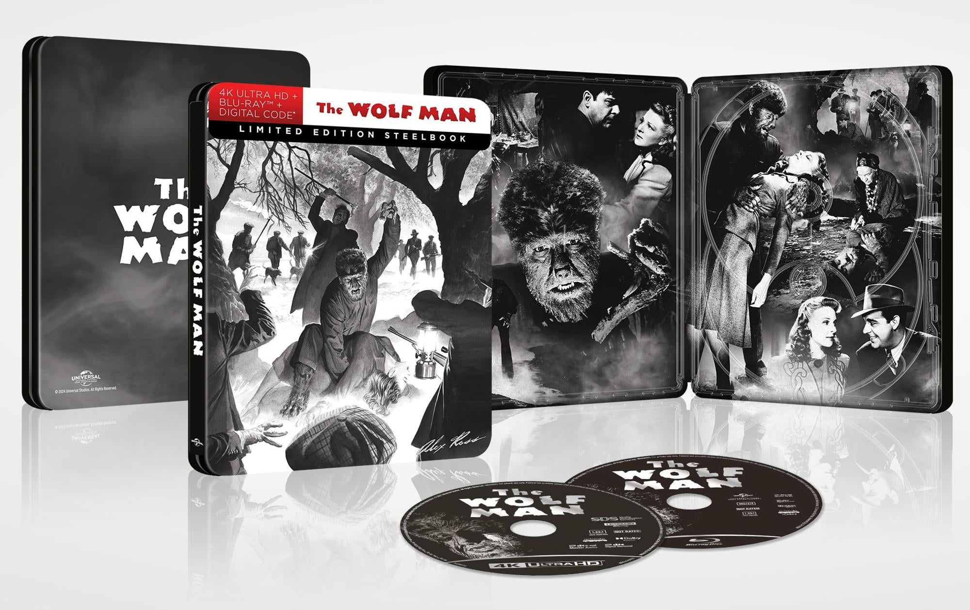 The Wolf Man (1941) (Walmart Exclusive) (Steelbook) (4K Ultra HD +