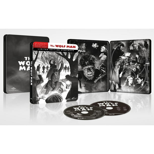 The Wolf Man (1941) (Walmart Exclusive) (Steelbook) (4K Ultra HD +