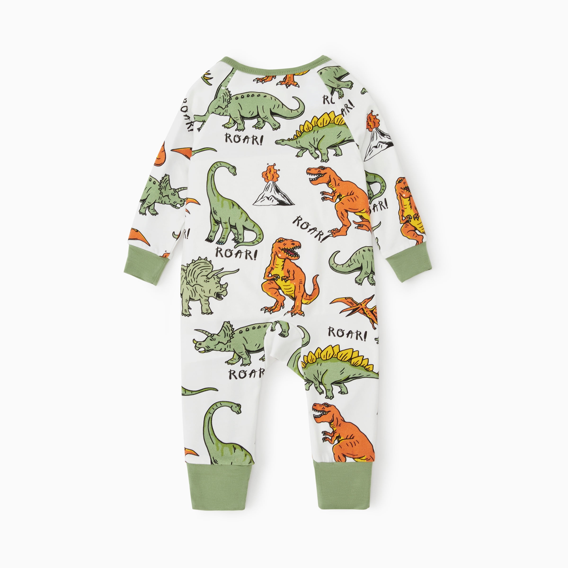 PatPat Baby Boy Clothes Bamboo Viscose Baby Pajamas Zip Snug Fit Dinosaur Newborn Infant Boys Baby Gifts,18-24 Months