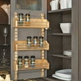 thumbnail image 4 of Rev-A-Shelf Medium Adjustable 3-Shelf Cabinet Door Mount Spice Rack, 4ASR-18, 4 of 7