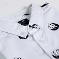 thumbnail image 4 of Visive Mens Big And Tall Short Sleeve Button Shirt, Printed Panda Shirts, 4 of 8
