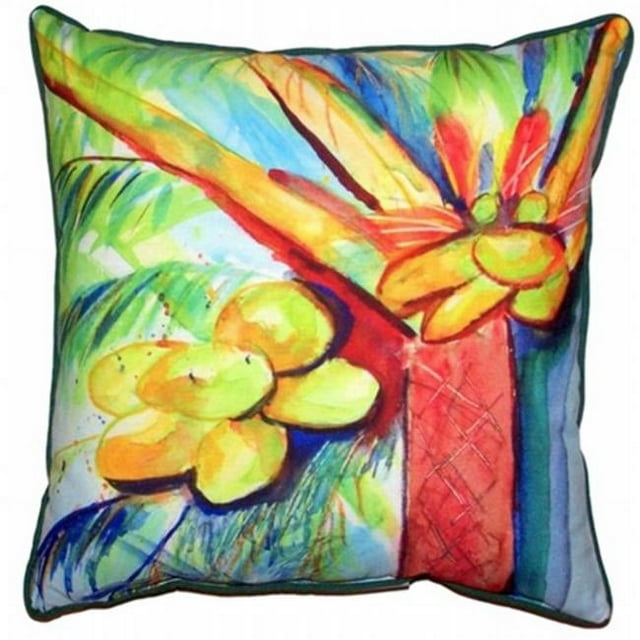 Betsy Drake HJ452 Cocoa Nut Tree Large Indoor & Outdoor Pillow