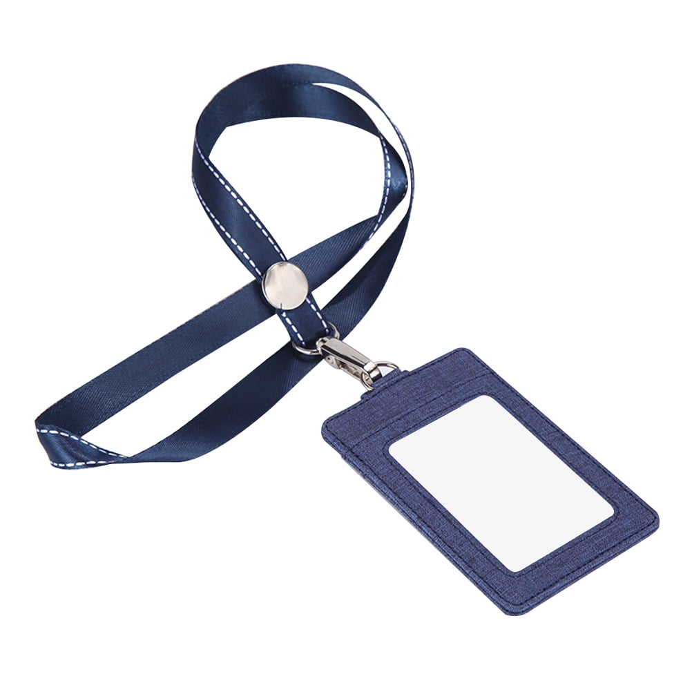 NUOLUX Holder Id Badge Protector Tag Holders Work Sleeve Pvc D I
