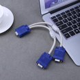thumbnail image 4 of Cable divisor VGA Dual 2 Monitor 15pin Dos puertos a JShteea El nuevo, 4 of 7
