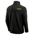 thumbnail image 3 of Men's Darius Rucker Collection by Fanatics Black Pittsburgh Steelers Color Block Polar Fleece Full-Zip Jacket, 3 of 5