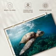 thumbnail image 6 of Elephant Stock Maui Turtle Wall Art - Horizontal Canvas Wall Art - Living Room Wall Decor - Animal Canvas - Teal And Green Decor - 12" x 8", 6 of 8