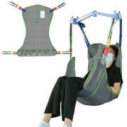 EZ Assistive Universal Full Body Patient Lift Sling, Mesh Fabric, 500 Lbs Capacity, Large