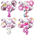 thumbnail image 2 of Juego de Globos de helio de Hello Kitty para niños, decoración de fiesta de cumpleaños, número de 32 pulgadas, 1 Juego, 2 of 4