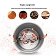 thumbnail image 3 of Spice Grinder,Powerful Electric Coffee Bean Grinder with 1 Removable Stainless Steel Bowls, 100g Capacity Large Capacity for Coffee Bean Spices and Seeds（Black single cup）, 3 of 4