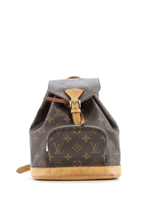 Pre-Owned Vintage Montsouris Backpack Monogram Canvas PM By Rebag