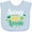 Blue, variant on Inktastic Saint Patrick's Day Sassy Lil' Lassie with Shamrocks Boys or Girls Baby Bib