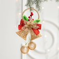 thumbnail image 4 of Adornos navideños, colgante dorado para árbol de Navidad, copo de nieve, estrella, Ángel, adornos navideños de Año Nuevo, colgantes para colgar, 4 of 4