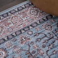 thumbnail image 4 of JONATHAN Y WASHABLE 3 x 5 Area Rug, Kemer All-Over Persian - Blue/Red/Brown, WSH104B-3, 4 of 9