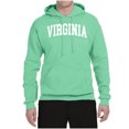 thumbnail image 2 of Wild Bobby State of Virginia College Style Unisex Hoodie Sweatshirt, 2 of 6